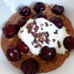 cherry ripe chocolate porridge