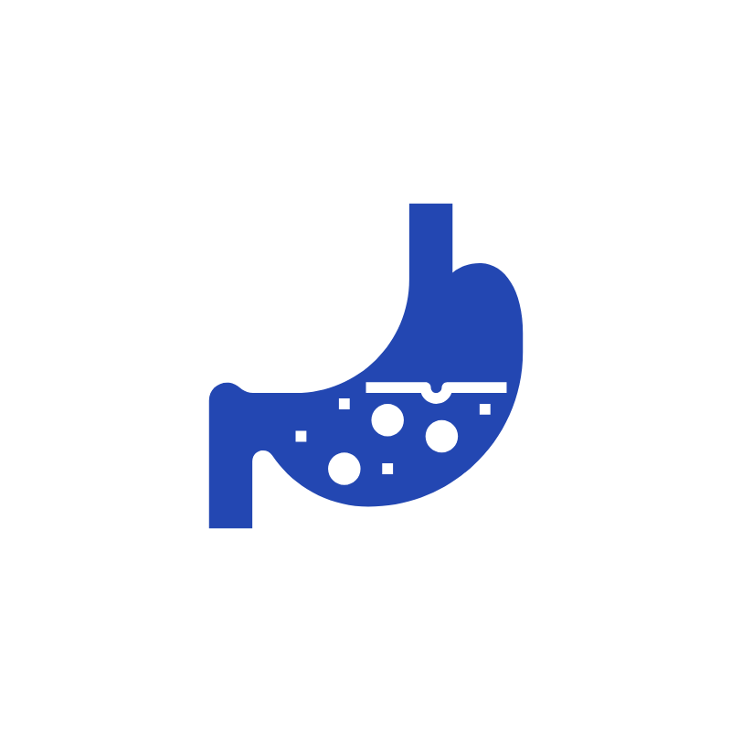 Blue icon for digestive health brisbane naturopath