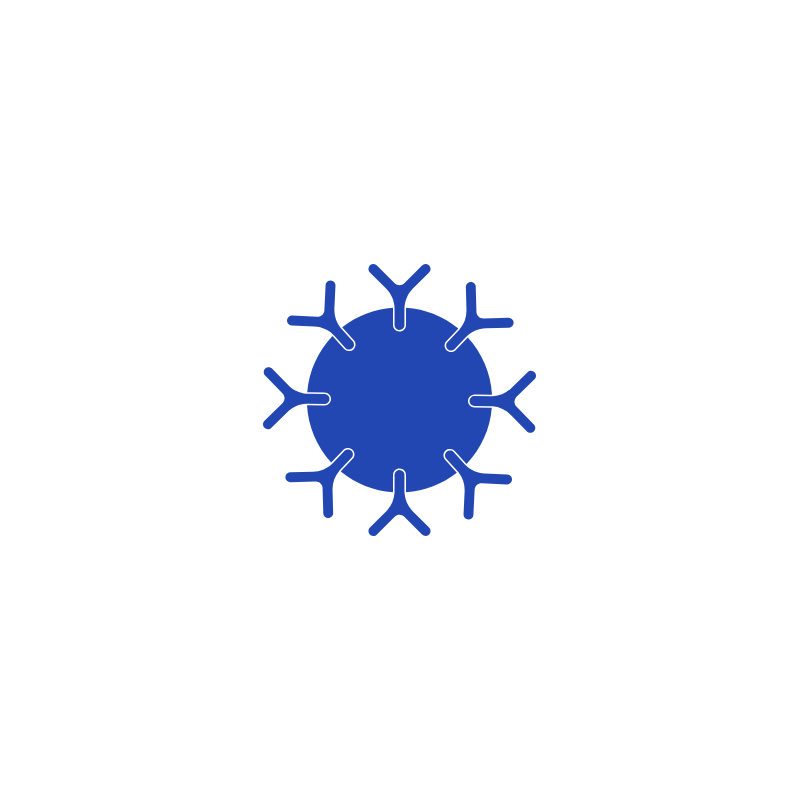 Immune health blue icon for naturopathy treatment in Brisbane