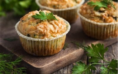 Zucchini & Feta Muffins